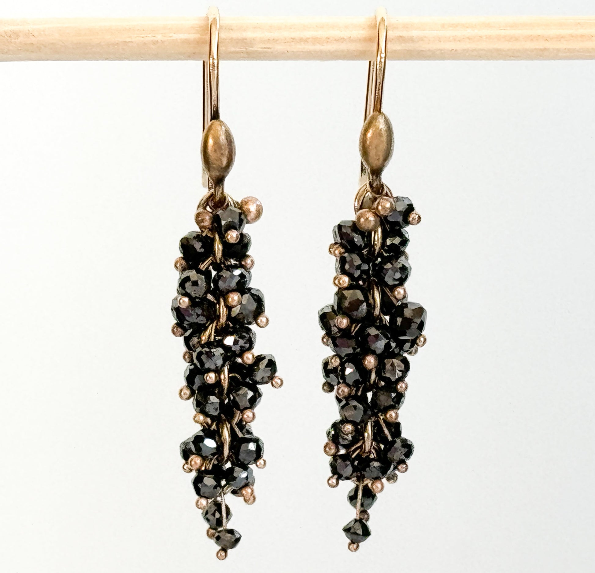 Ted Muehling Black Diamond Pussy Willow Earrings - Premium Earrings from All The Best Vintage - Just $3400! Shop now at All The Best Vintage