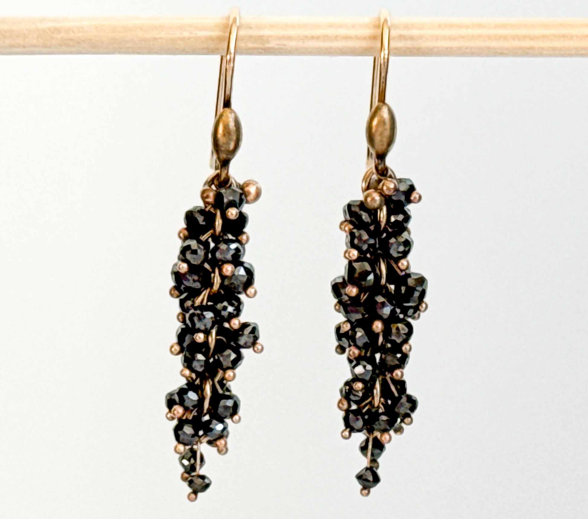 Ted Muehling Black Diamond Pussy Willow Earrings - Premium Earrings from All The Best Vintage - Just $3400! Shop now at All The Best Vintage
