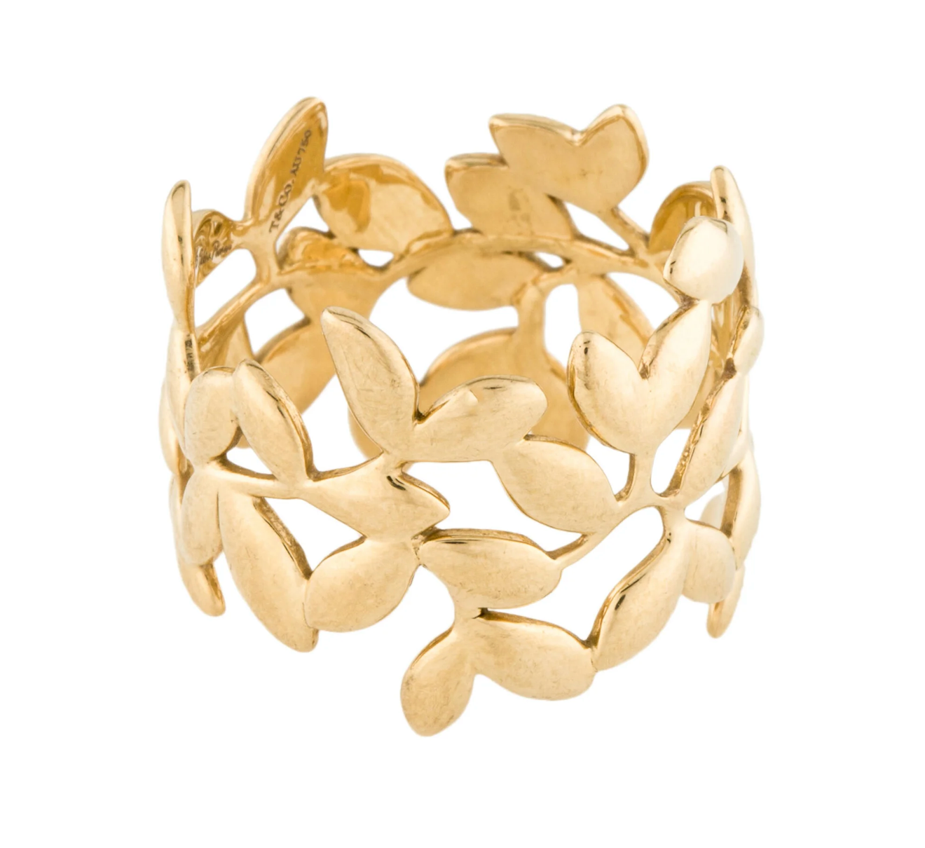 Tiffany & Co Paloma Picasso 18K Olive Leaf Ring