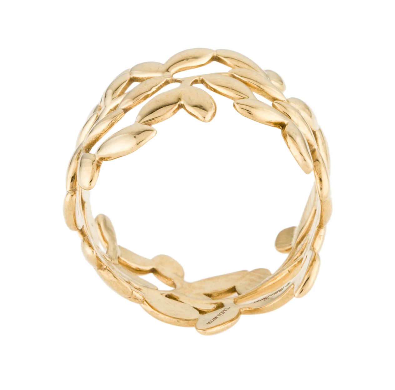 Tiffany & Co Paloma Picasso 18K Olive Leaf Ring