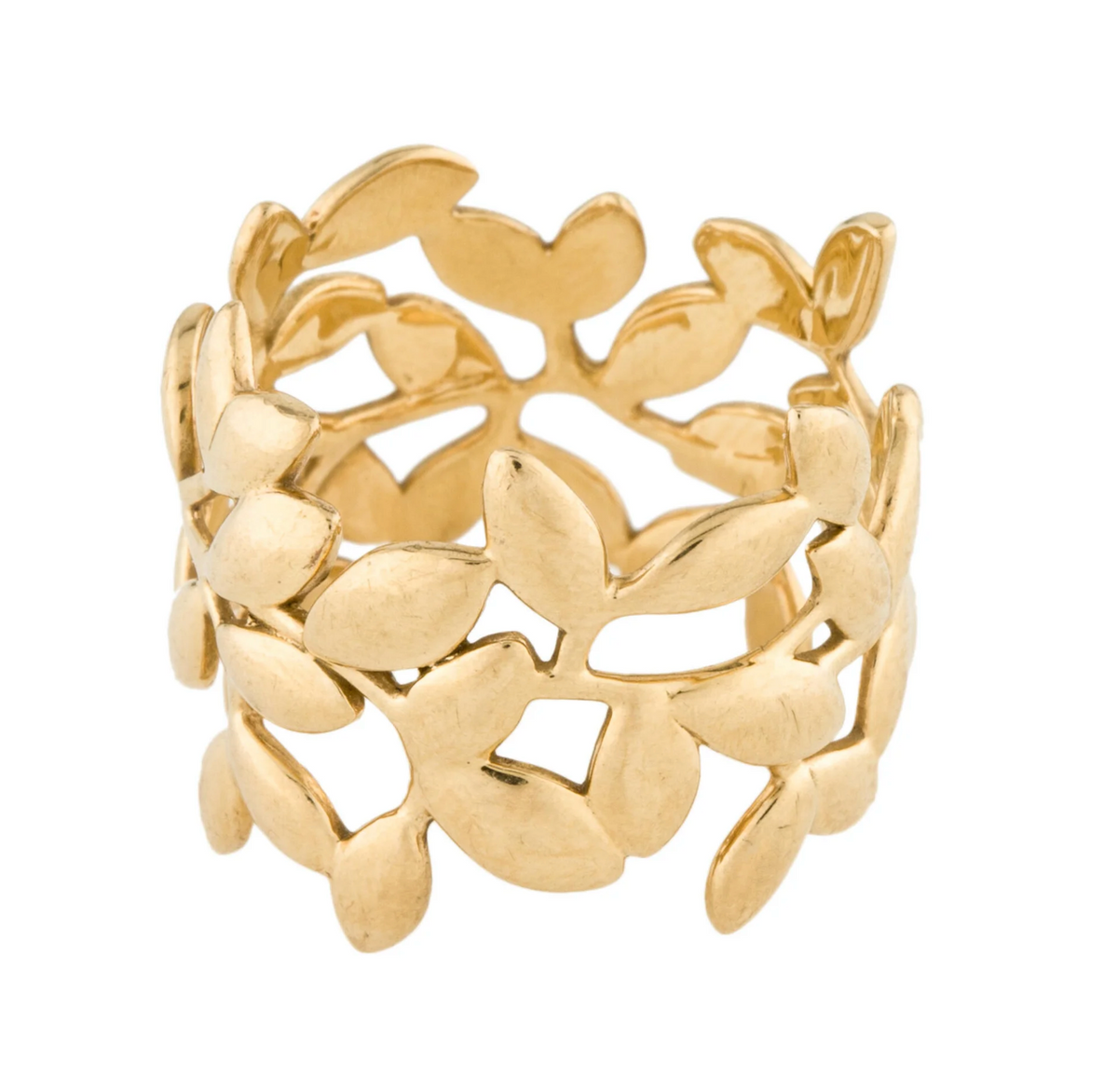 Anello Tiffany &amp; Co Paloma Picasso in foglia d'ulivo 18 carati