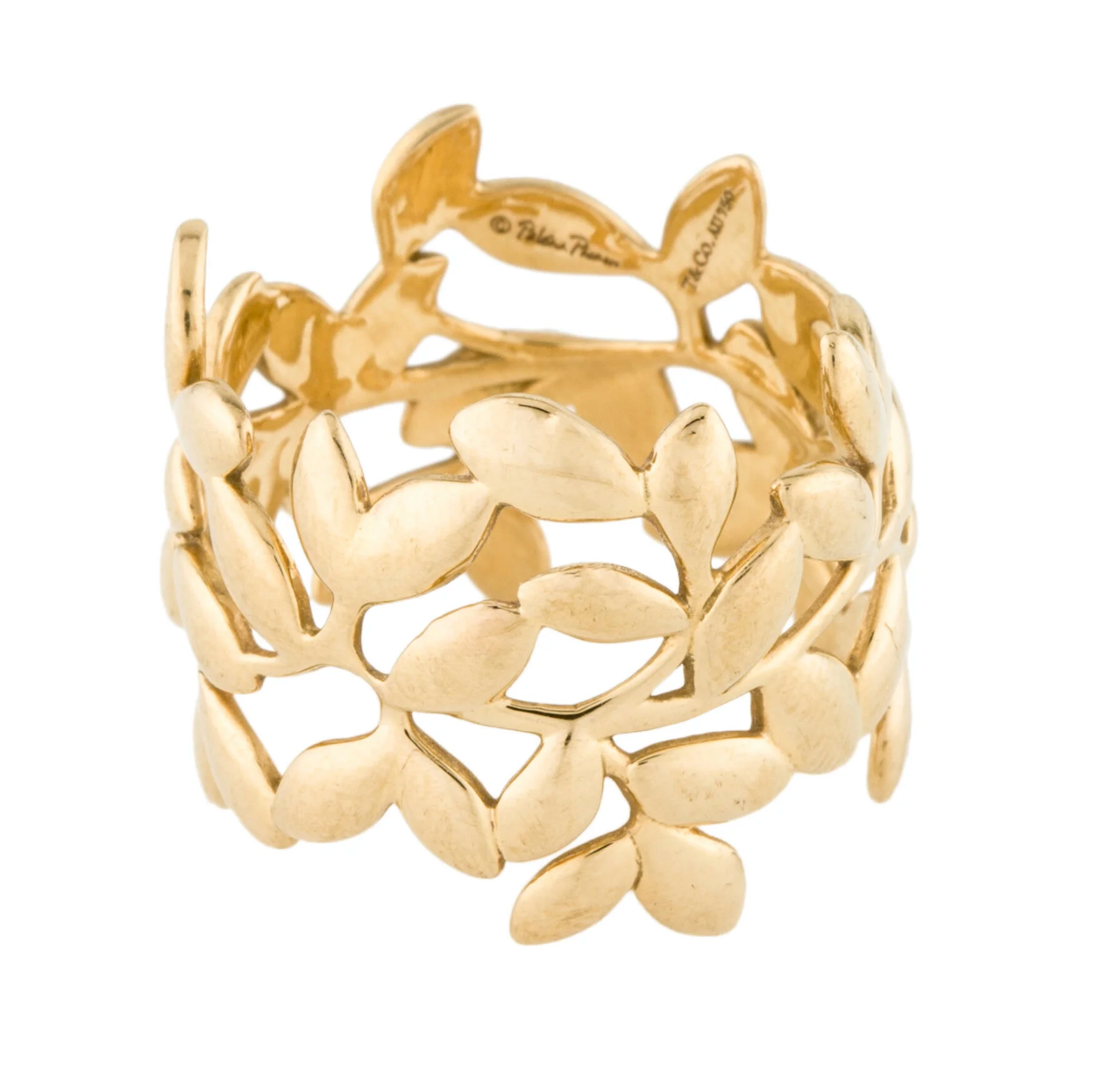 Tiffany & Co Paloma Picasso 18K Olive Leaf Ring