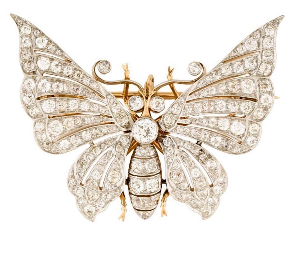 Marcus & Co. Diamond Butterfly Brooch/Pendant