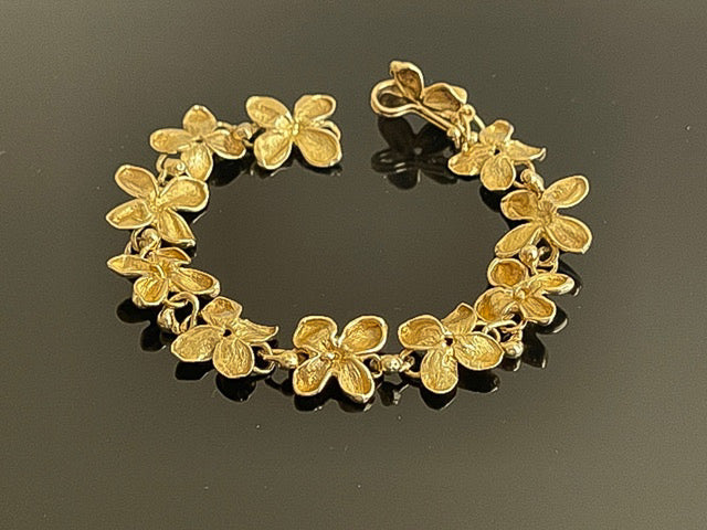 Claude Lalanne Artcurial 18K Gold Hortensia Bracelet