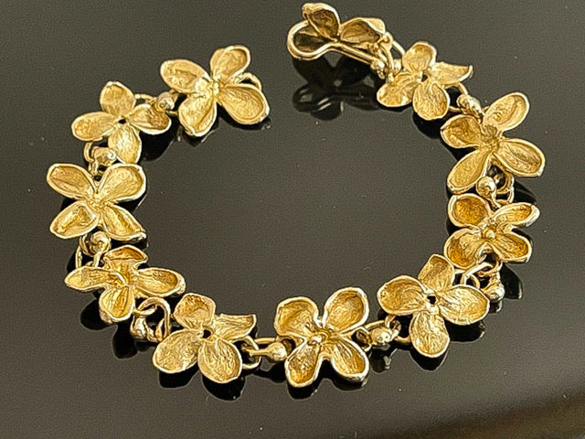 Claude Lalanne Artcurial 18K Gold Hortensia Bracelet
