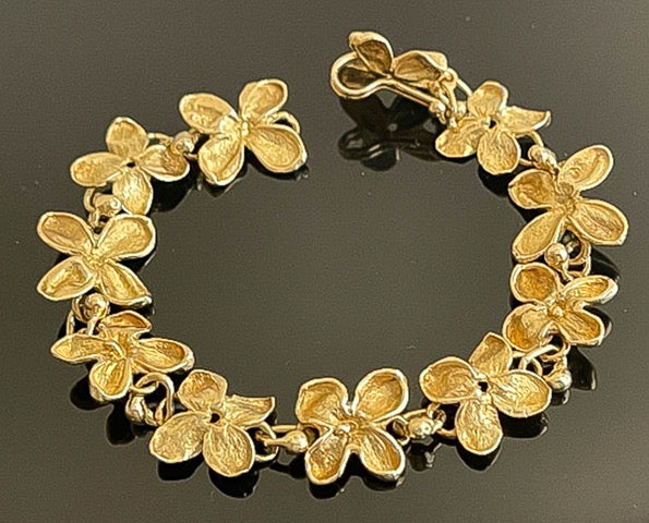 Claude Lalanne Artcurial 18K Gold Hortensia Bracelet