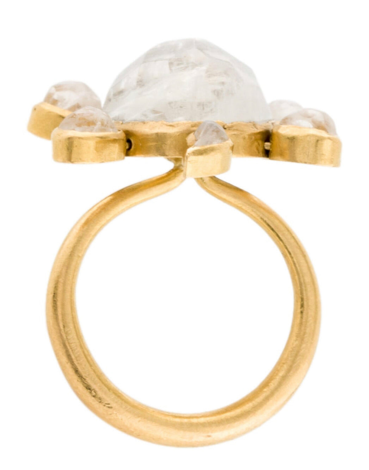 Brilliant 22K Gold Moonstone Ring - One of a Kind! - Premium Ring from All The Best Vintage - Just $2850! Shop now at All The Best Vintage
