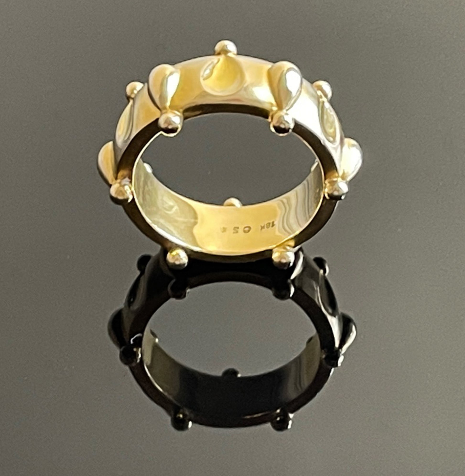Elizabeth Showers Vintage 18K Gold Band - Size 6 - Premium  from All The Best Vintage - Just $795! Shop now at All The Best Vintage