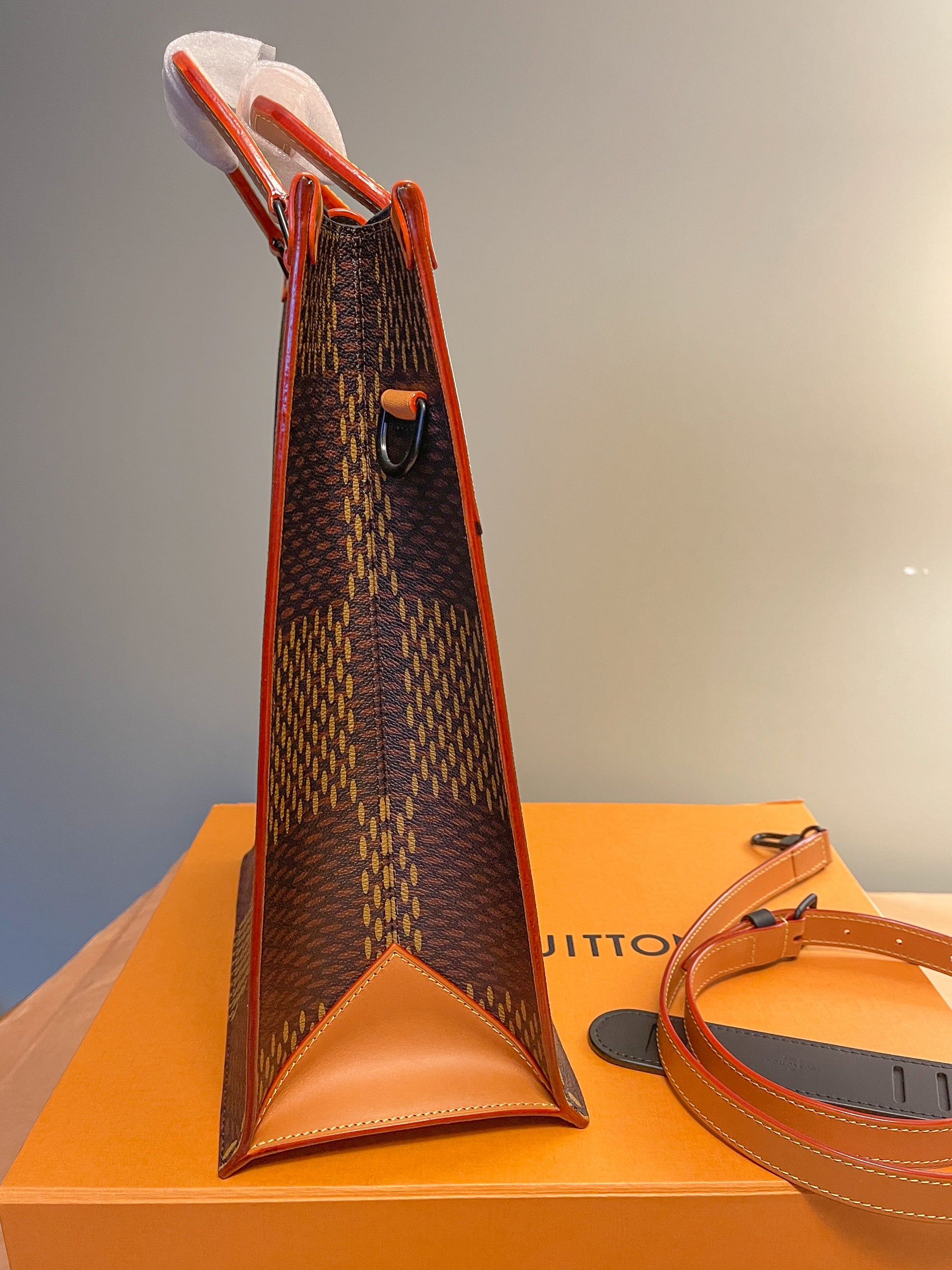Louis Vuitton X Nigo Limited Edition Giant Damier Monogram Canvas Mini Tote  Bag - Yoogi's Closet