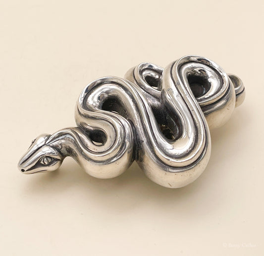Kieselstein Cord Snake Belt Buckle - Premium  from All The Best Vintage - Just $995! Shop now at All The Best Vintage
