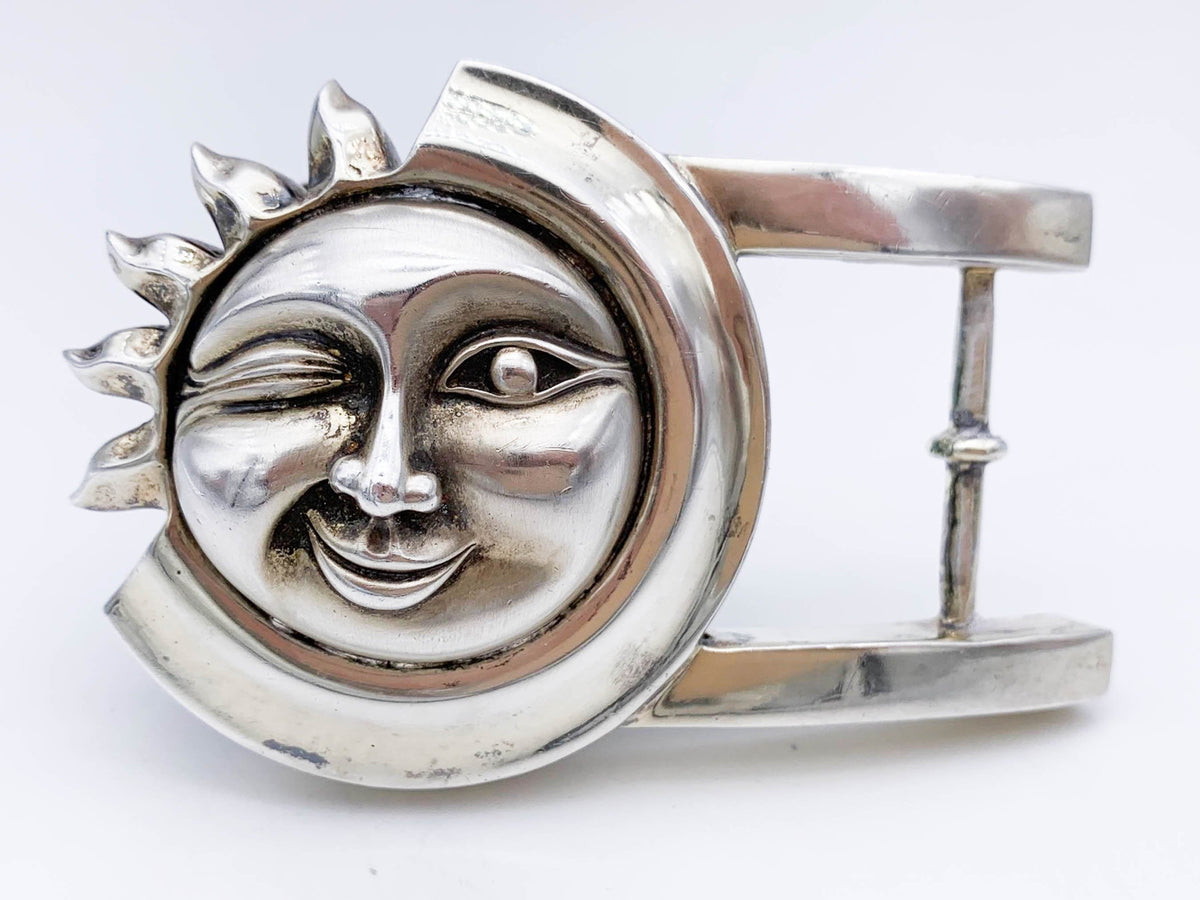 Kieselstein Cord Sun Sterling Silver Buckle - Premium  from All The Best Vintage - Just $595! Shop now at All The Best Vintage