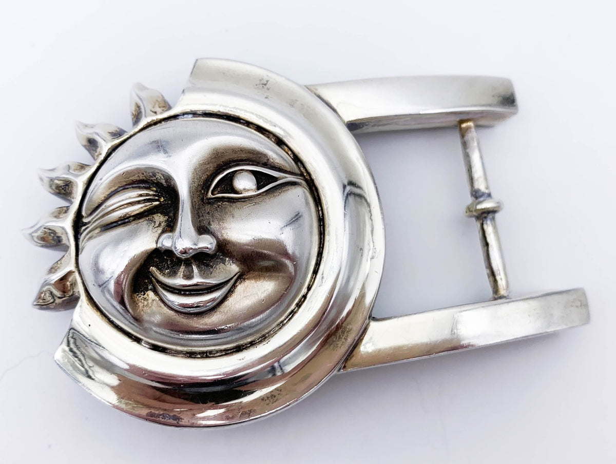 Kieselstein Cord Sun Sterling Silver Buckle - Premium  from All The Best Vintage - Just $595! Shop now at All The Best Vintage