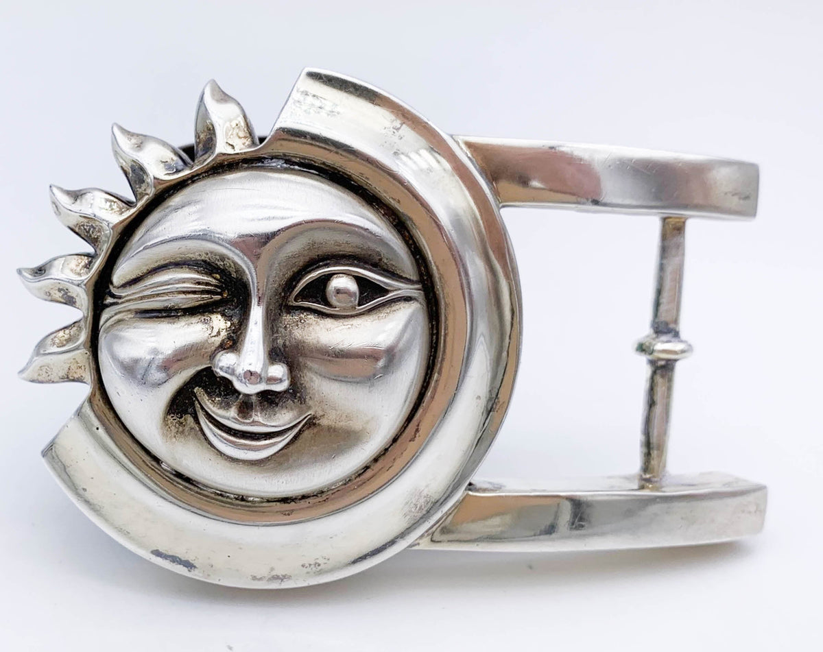 Kieselstein Cord Sun Sterling Silver Buckle - Premium  from All The Best Vintage - Just $595! Shop now at All The Best Vintage
