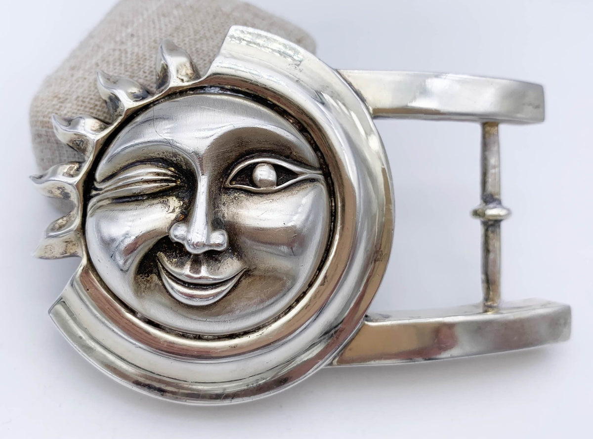 Kieselstein Cord Sun Sterling Silver Buckle - Premium  from All The Best Vintage - Just $595! Shop now at All The Best Vintage