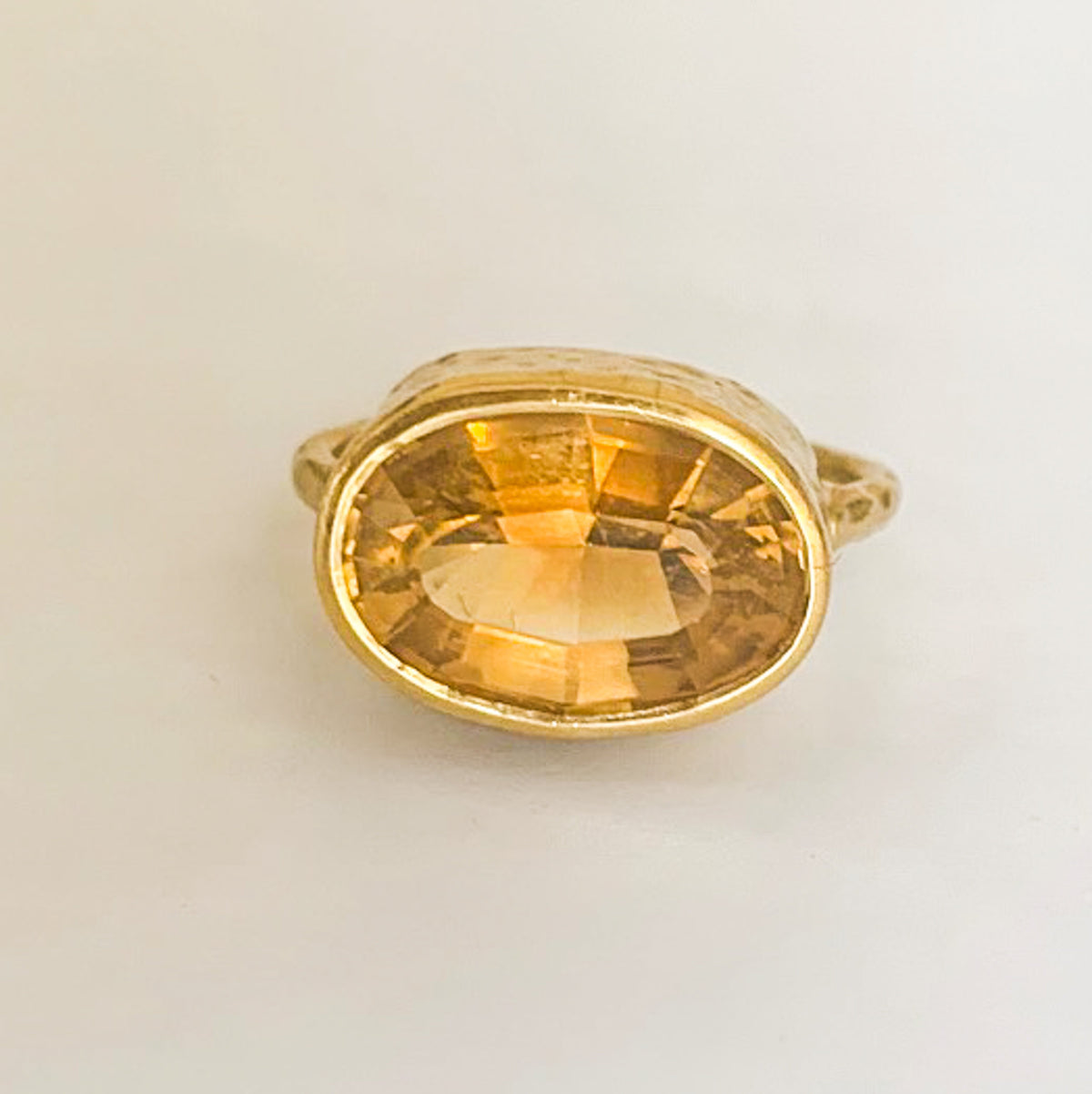 22K Gold Citrine Ring - Premium  from All The Best Vintage - Just $795! Shop now at All The Best Vintage